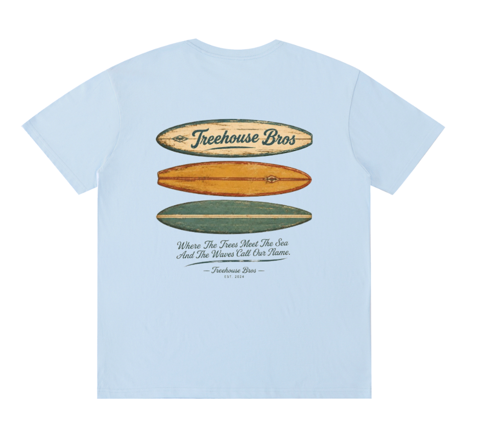 Treehouse Bros “Boards & Breaks” Tee